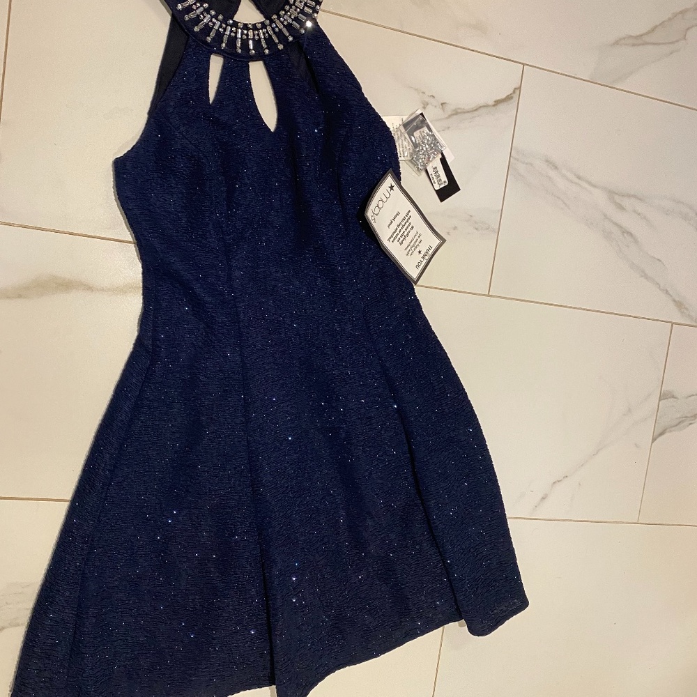 Betsy Adam beaded sparkly  dress